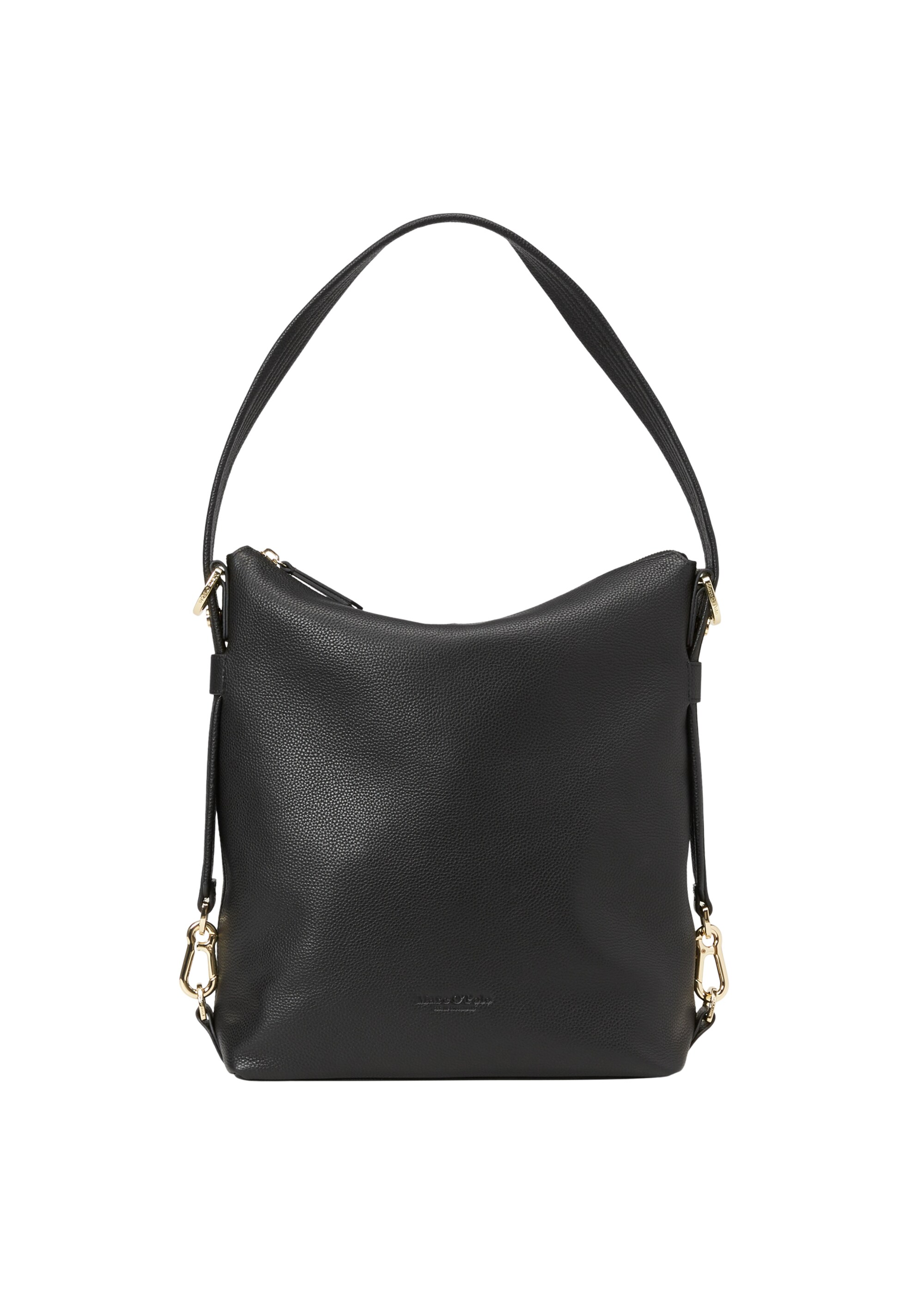 Hobo Bag medium aus fein genarbtem Leder
