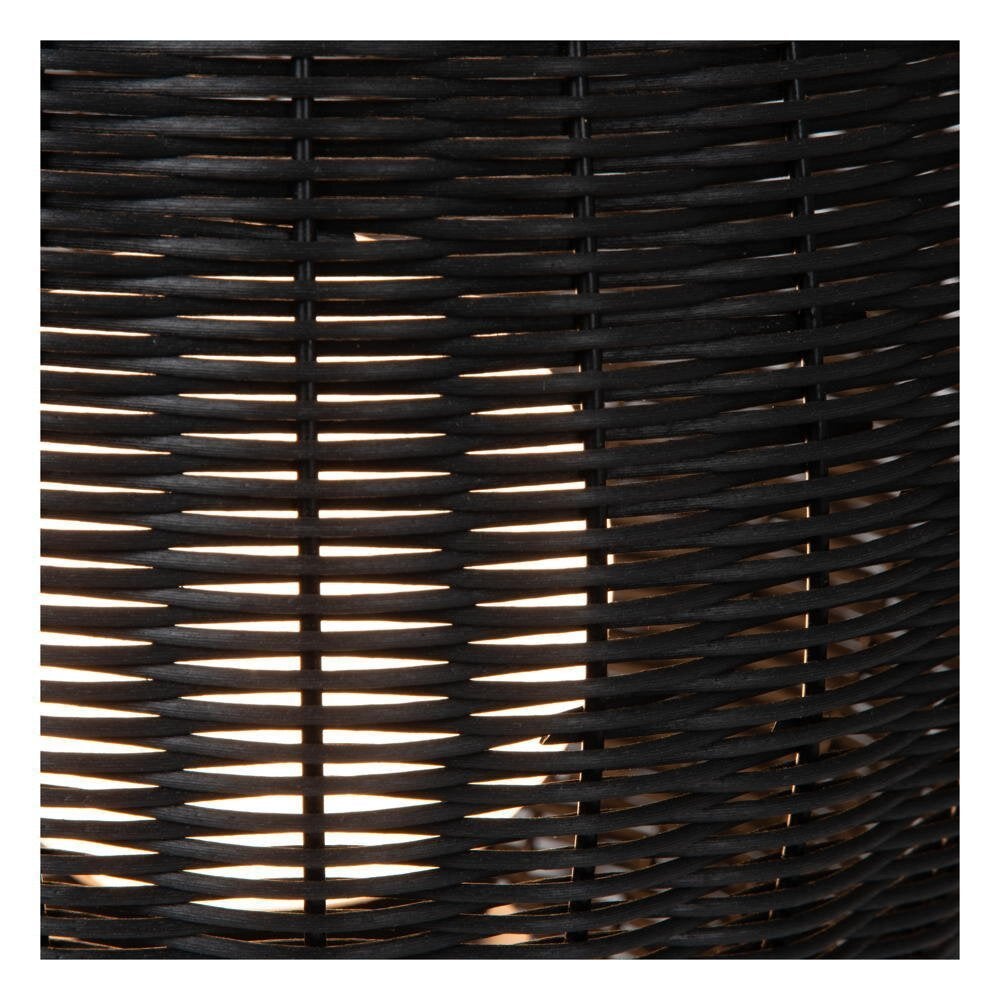 Colin LED Batterij Vloerlamp IP44 in Zwart en Mat Goud 3W 180lm IP44 360mm
