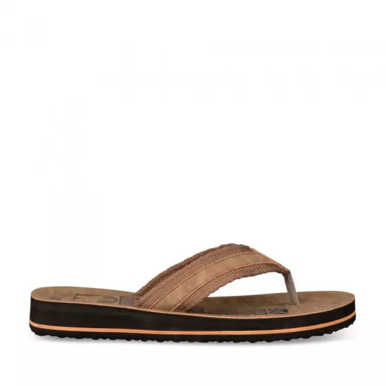 Tongs MARRON DENIM SIDE