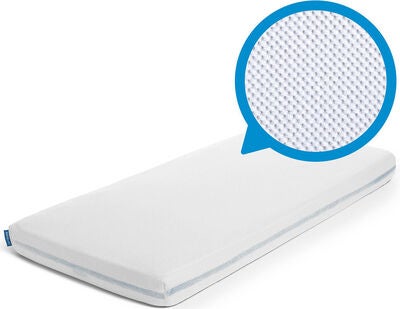 AeroSleep SafeSleep Stretchlaken 40x90, Hvit