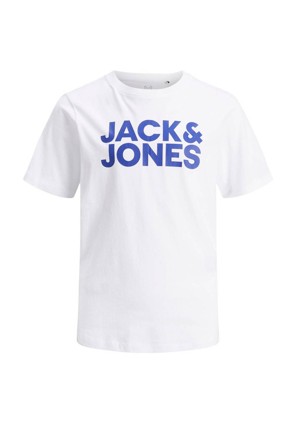JACK & JONES t-shirt - set van 2 donkerblauw/wit