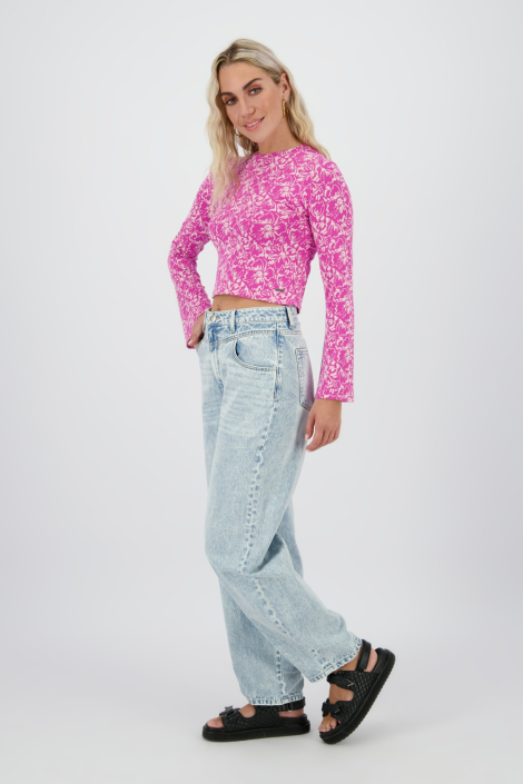 Raizzed blauwe dames jeans