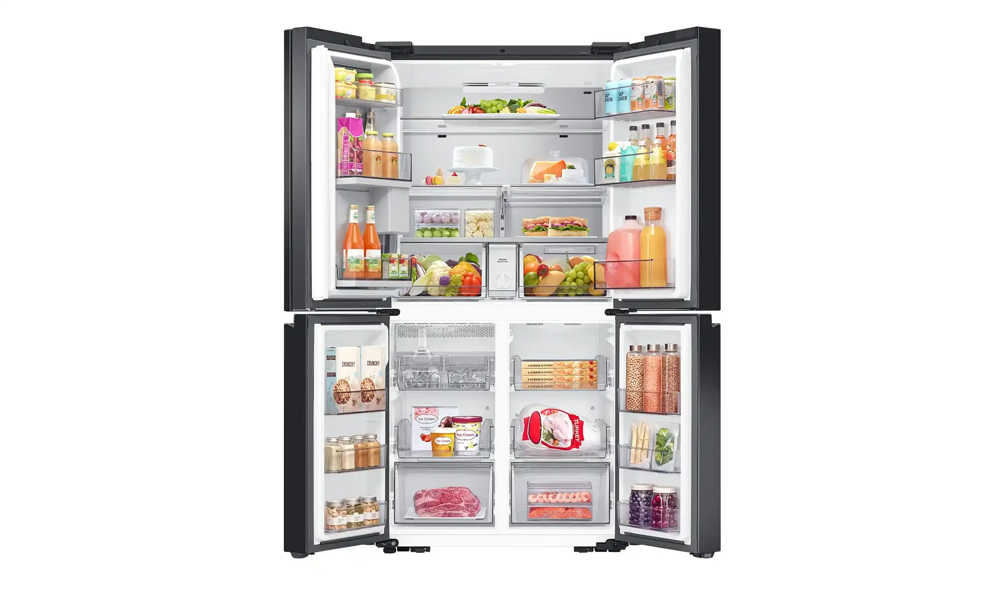 Samsung Cross-Door Kühl-/Gefrierkombination RF65DG9H0EB1EF