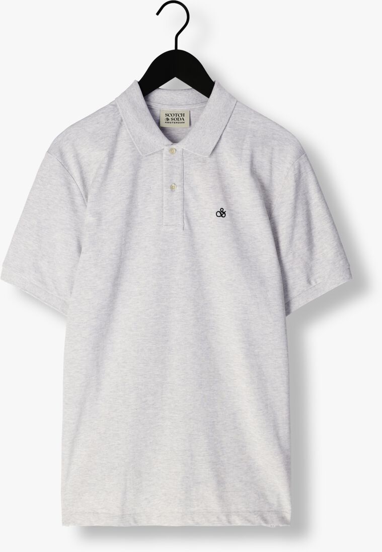 SCOTCH & SODA witte scotch & soda polo essentials - cotton pique polo