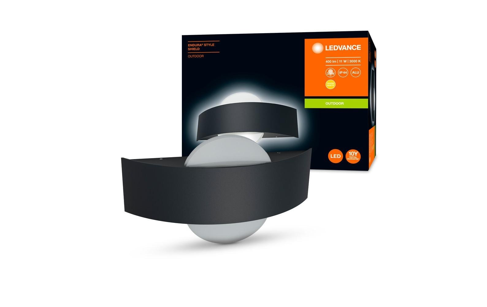 LED Wandleuchte »Endura Style Shield Round, 11W, 3000 K« Warmweiss