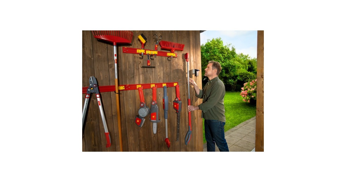 WOLF-GartenBS 140 eM e-multi-star accu steel  (Rood/grijs, Zonder lader, 2,5 Ah, 18 Volt)