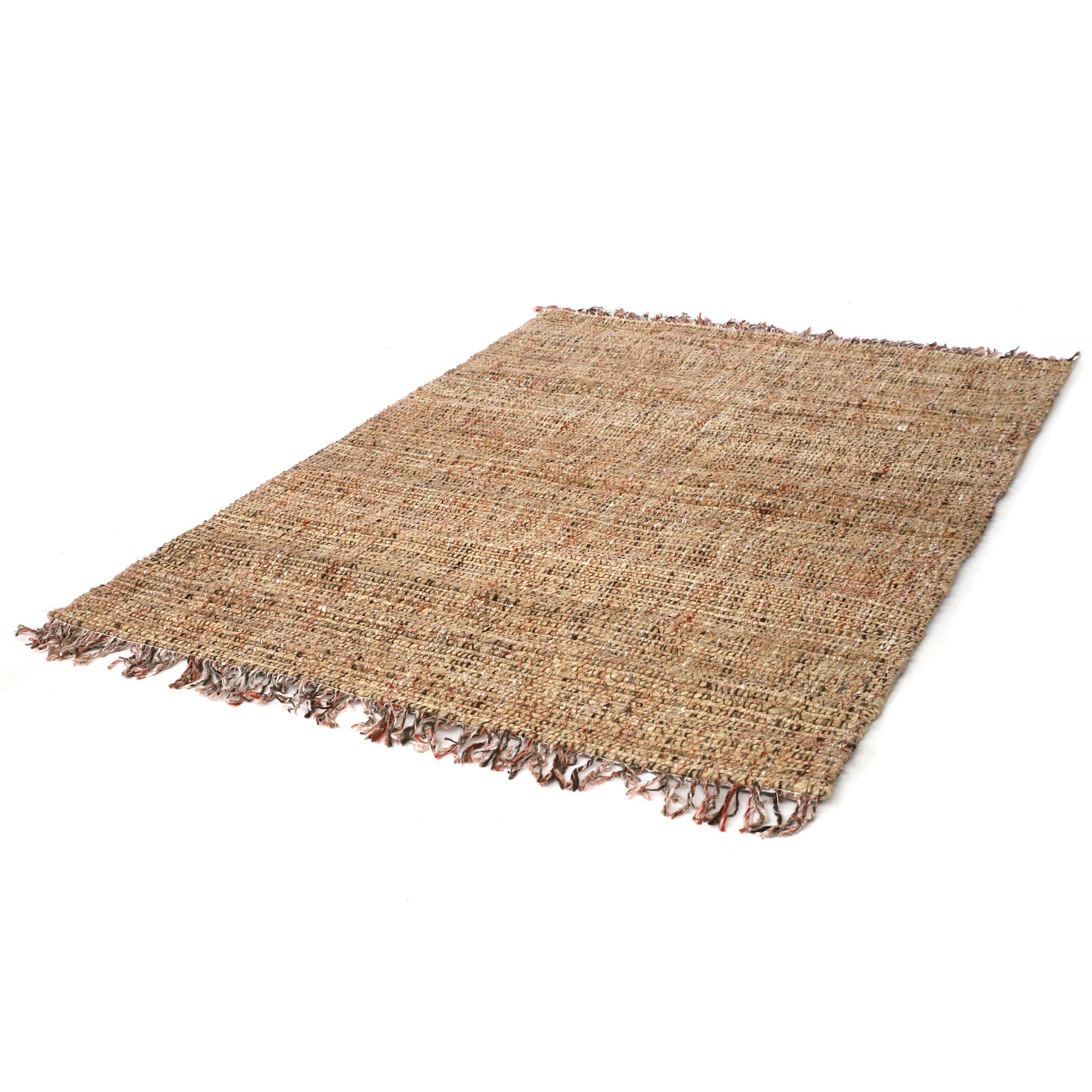 Teppich 'Donis', natur, rot, B 200 cm, L 140 cm von fischer's lagerhaus