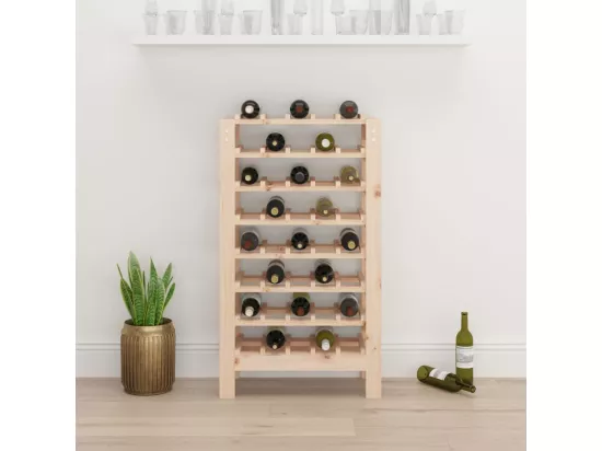 Casier à vin 61,5x30x107,5 cm Bois de pin massif