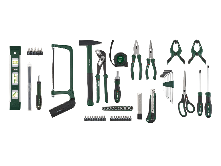 Gereedschapskoffer met gereedschap