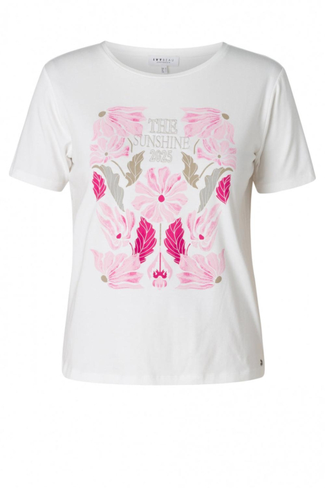Ivy Beau witte dames t-shirt