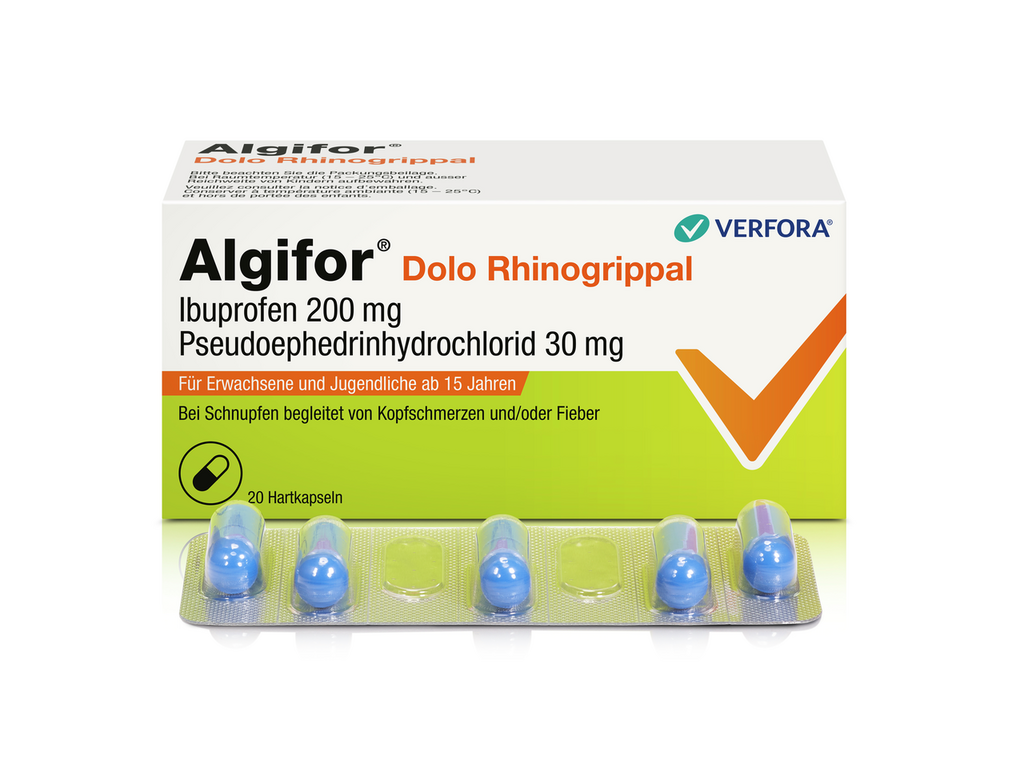 ALGIFOR Dolo Rhinogrippal<br>20 Stück, Blister, Hartkapsel
