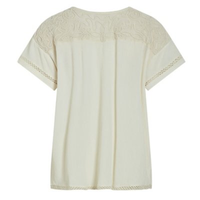Tee-shirt à manches courtes femme Vinesa JAUNE VILA