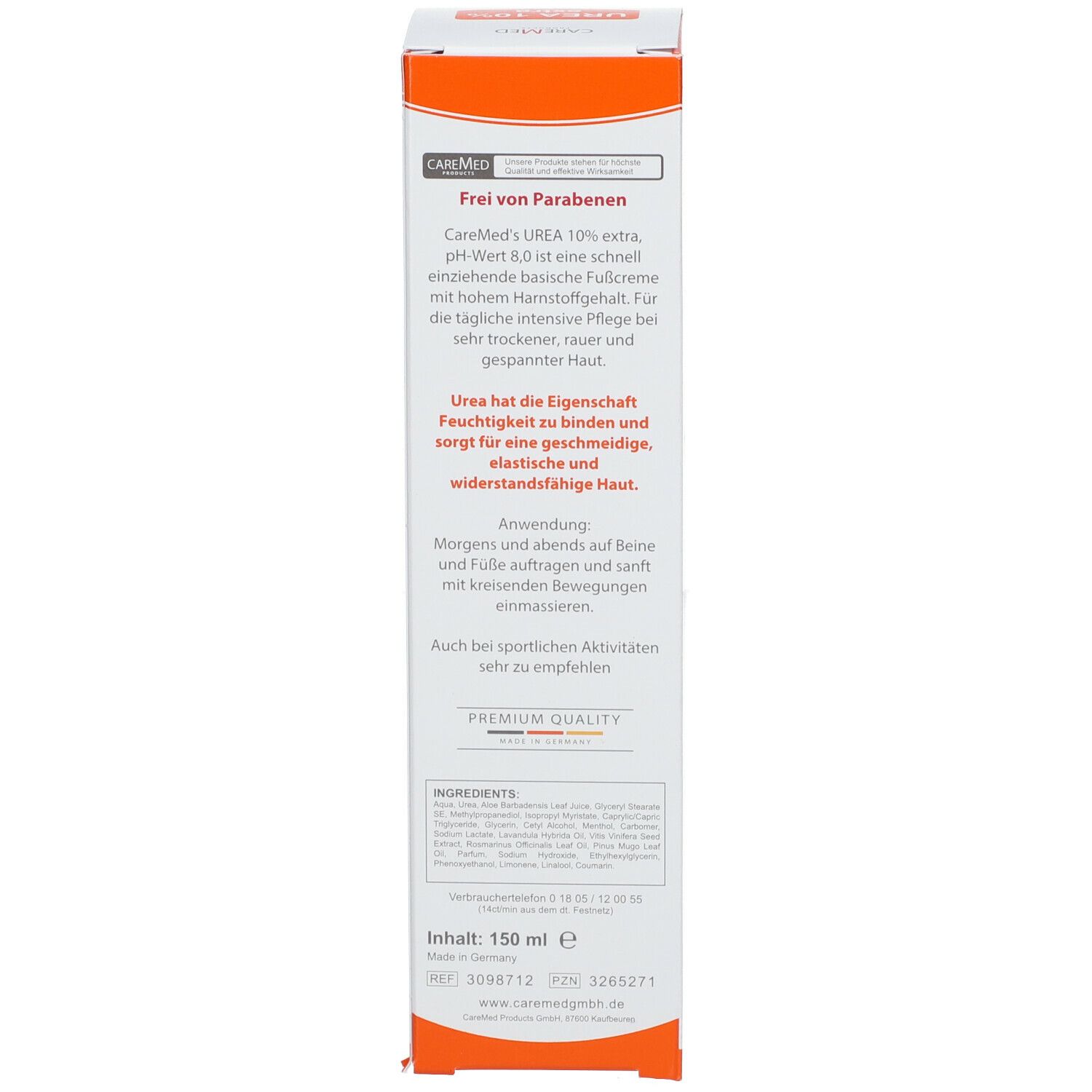 UREA 10% extra - basische Fußcreme