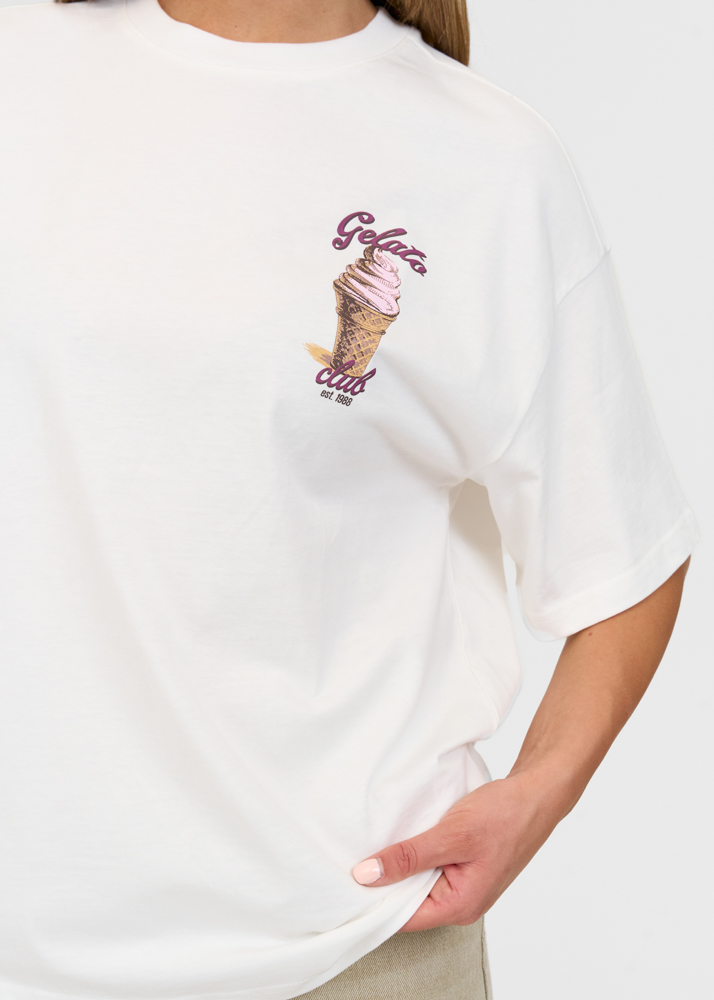 Gelato t-shirt creme