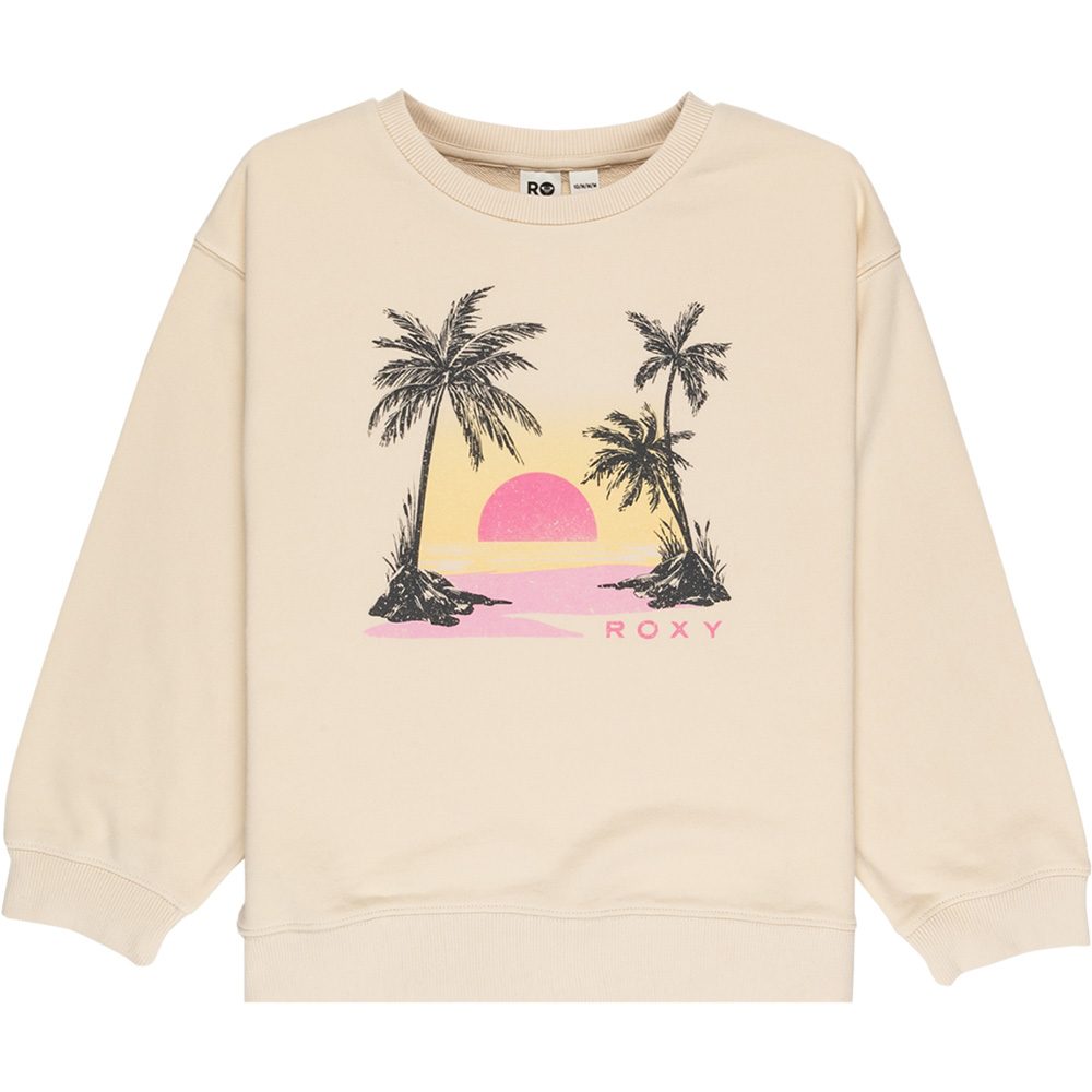 Roxy Morning Hike Terry RG Sweatshirt Mädchen parchment