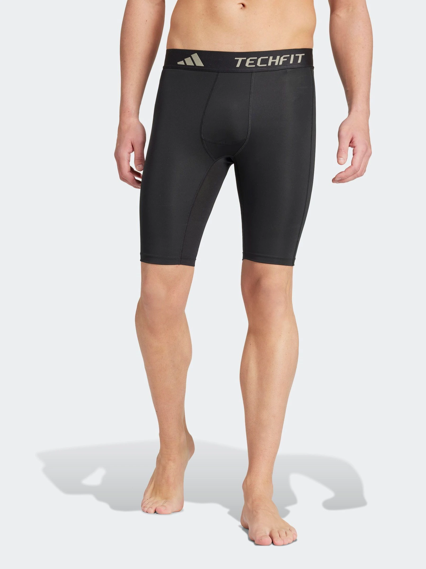 Zwart - adidas adidas techfit aeroready baselayer shorts