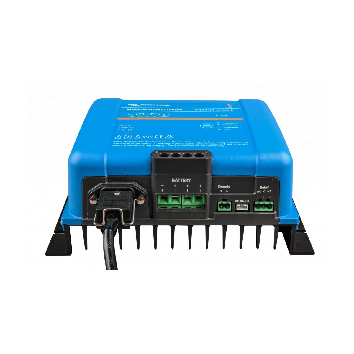 VICTRON Phoenix Smart IP43 Batterilader 12V 30A 3-kanaler