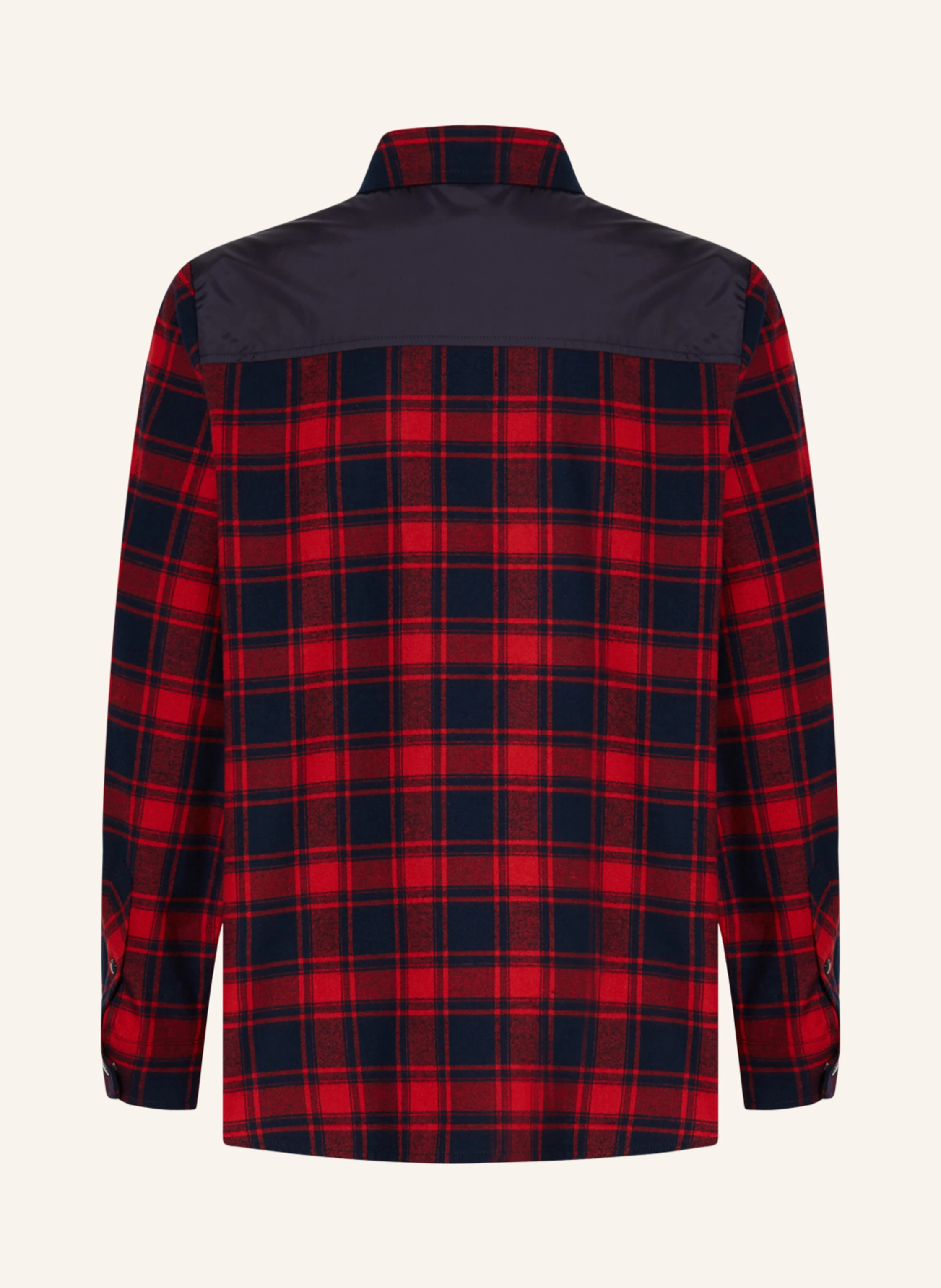 MONCLER enfant Hemd im Materialmix