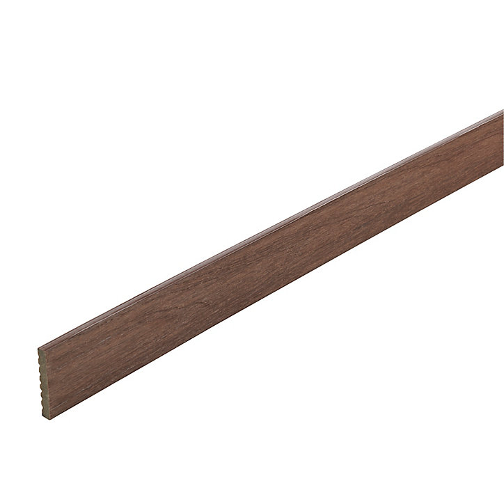 Profil de finition composite marron Good Home Hudson L.240 cm