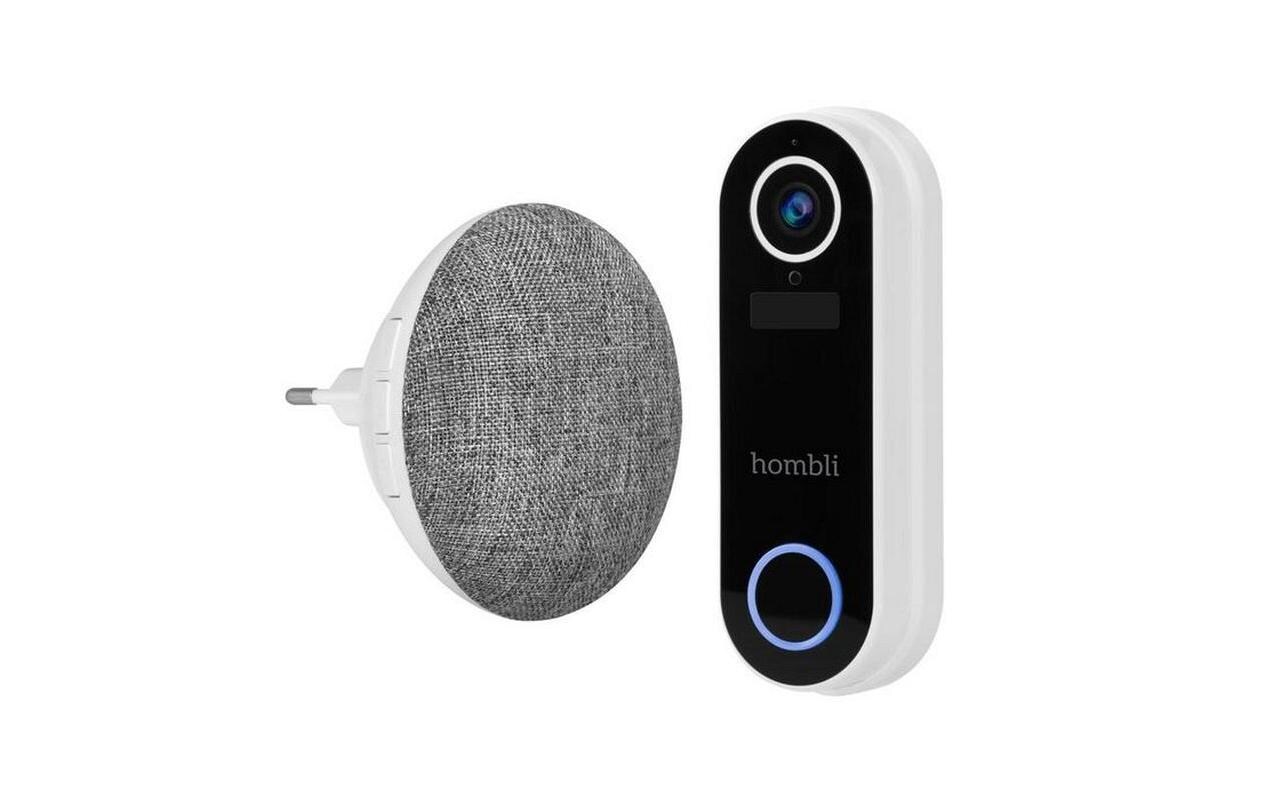 Smart Doorbell Pack, Weiss<br>Hombli Smart Doorbell 2 und Hombli Chime 2 Türgong