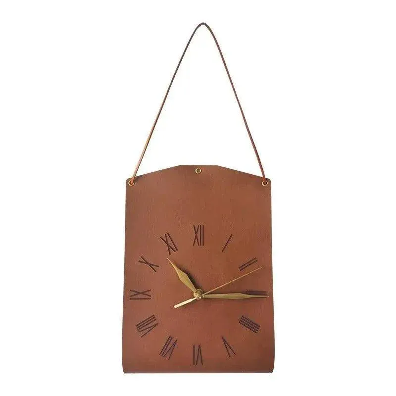 Modern Handbag Shape Wall Decor Clock | Unique Shoulder Bag Decorative Clock