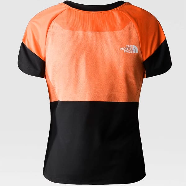 T-shirt randonnée THE NORTH FACE M BOLT TECH TEE SHOCKING ORANGE/TNF BLACK
