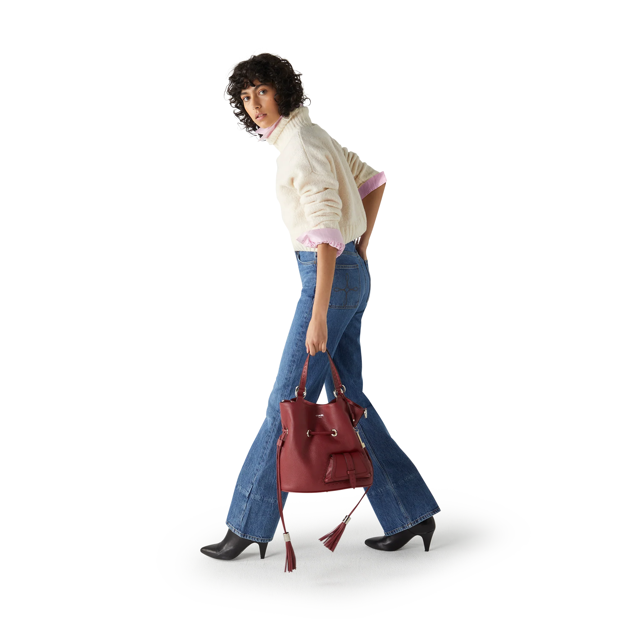 Sac seau Premier Flirt de Lancel-Carmin