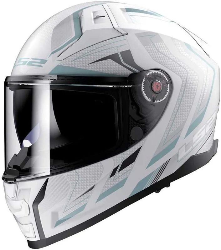 LS2 - FF811 Vector II - Integraalhelm - Mat Wit - Zilver