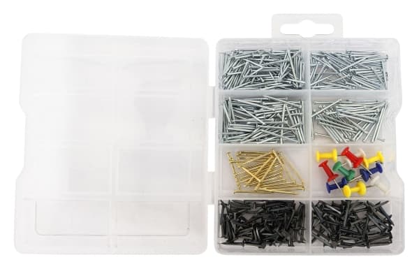 Home it Work ® hobby sortiment med søm og tegnestifter 455 dele