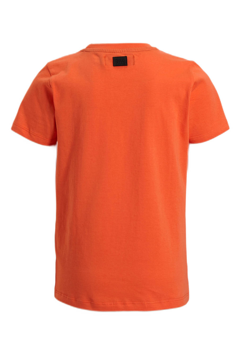 Orange Stars T-shirt Philip met printopdruk oranje