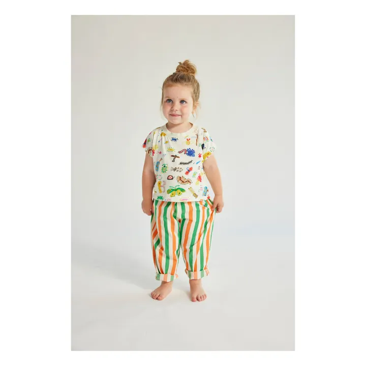 Bobo Choses T-Shirt Coton Bio Bêbêtes Bébé | Blanc