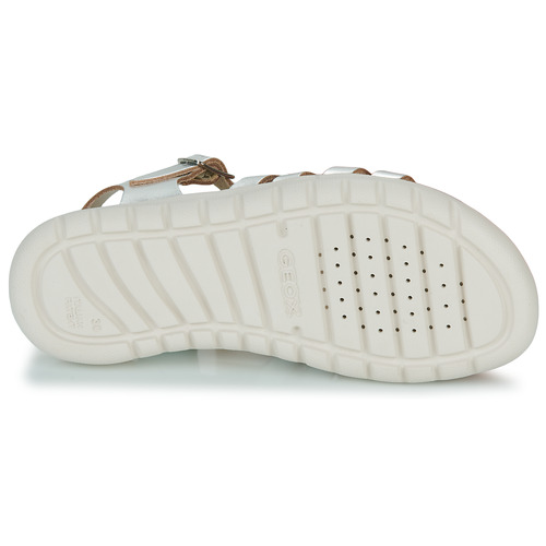 Geox - J SANDAL SOLEIMA GIR - Argenté