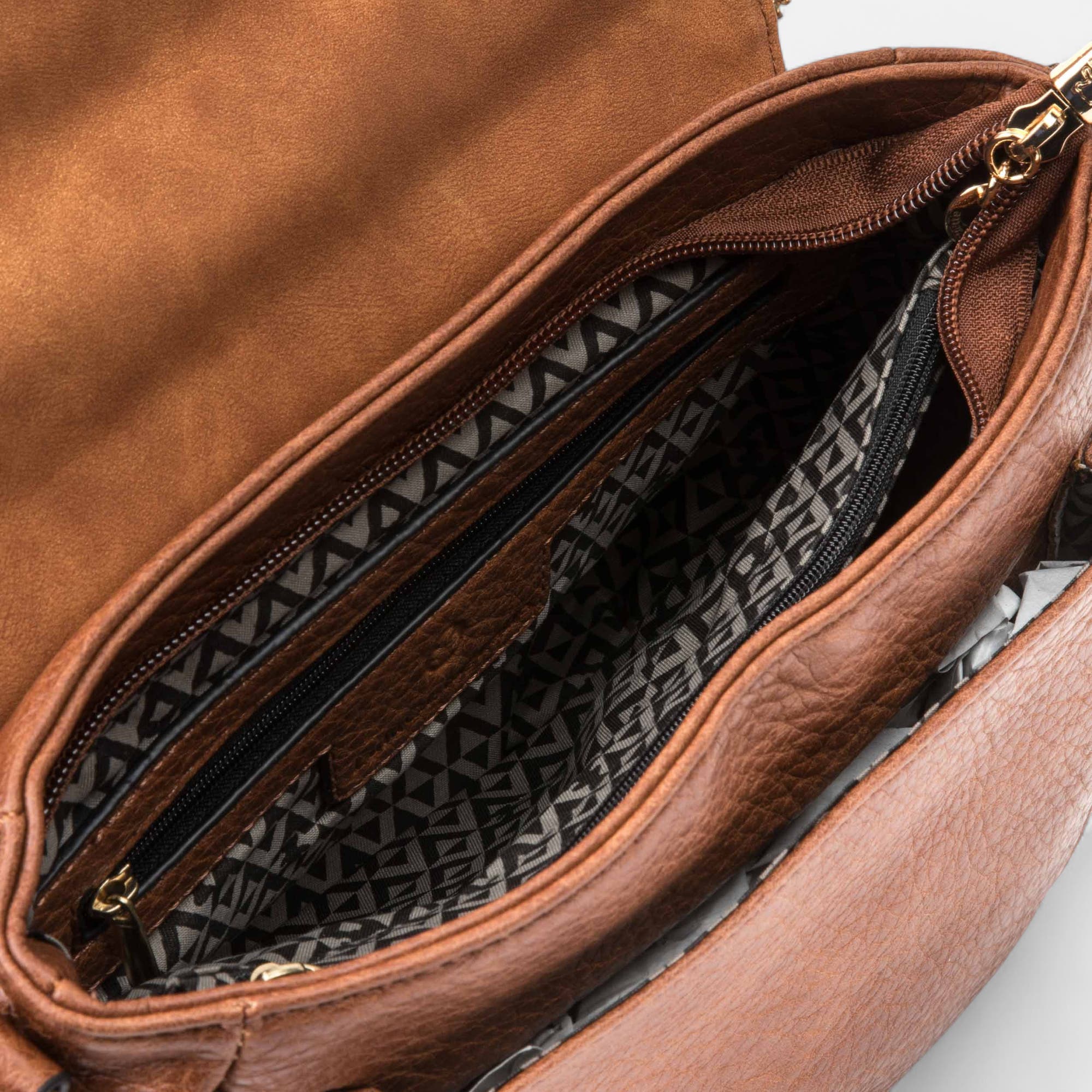 Sac bandoulière cognac