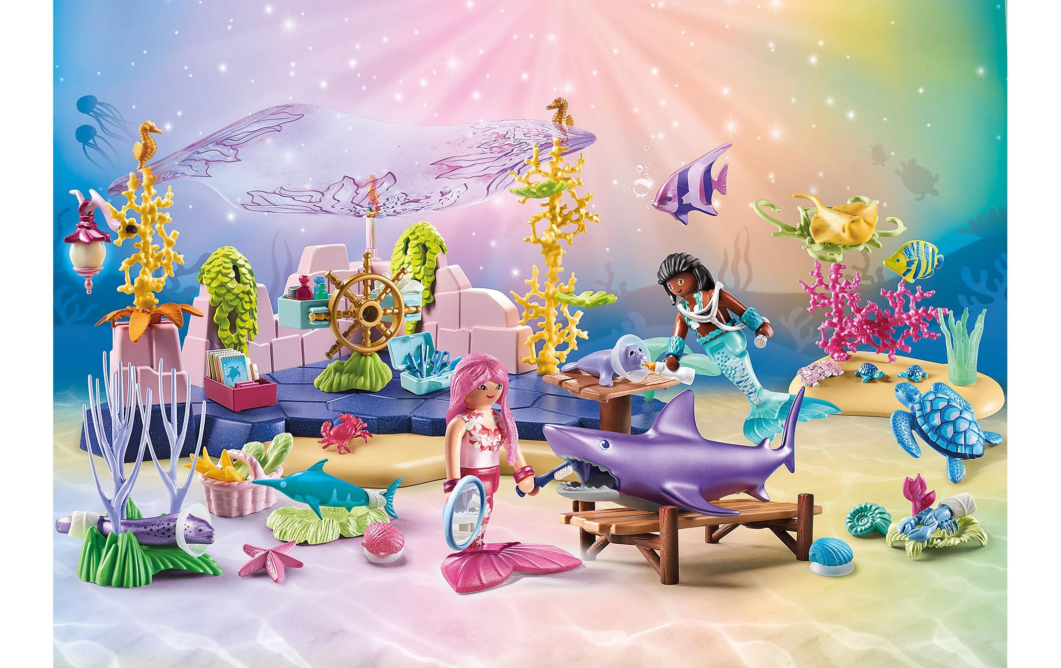 Playmobil® Spielbausteine »Princess Magic Unterwasser-Tierpflege der Meeresbewohner«
