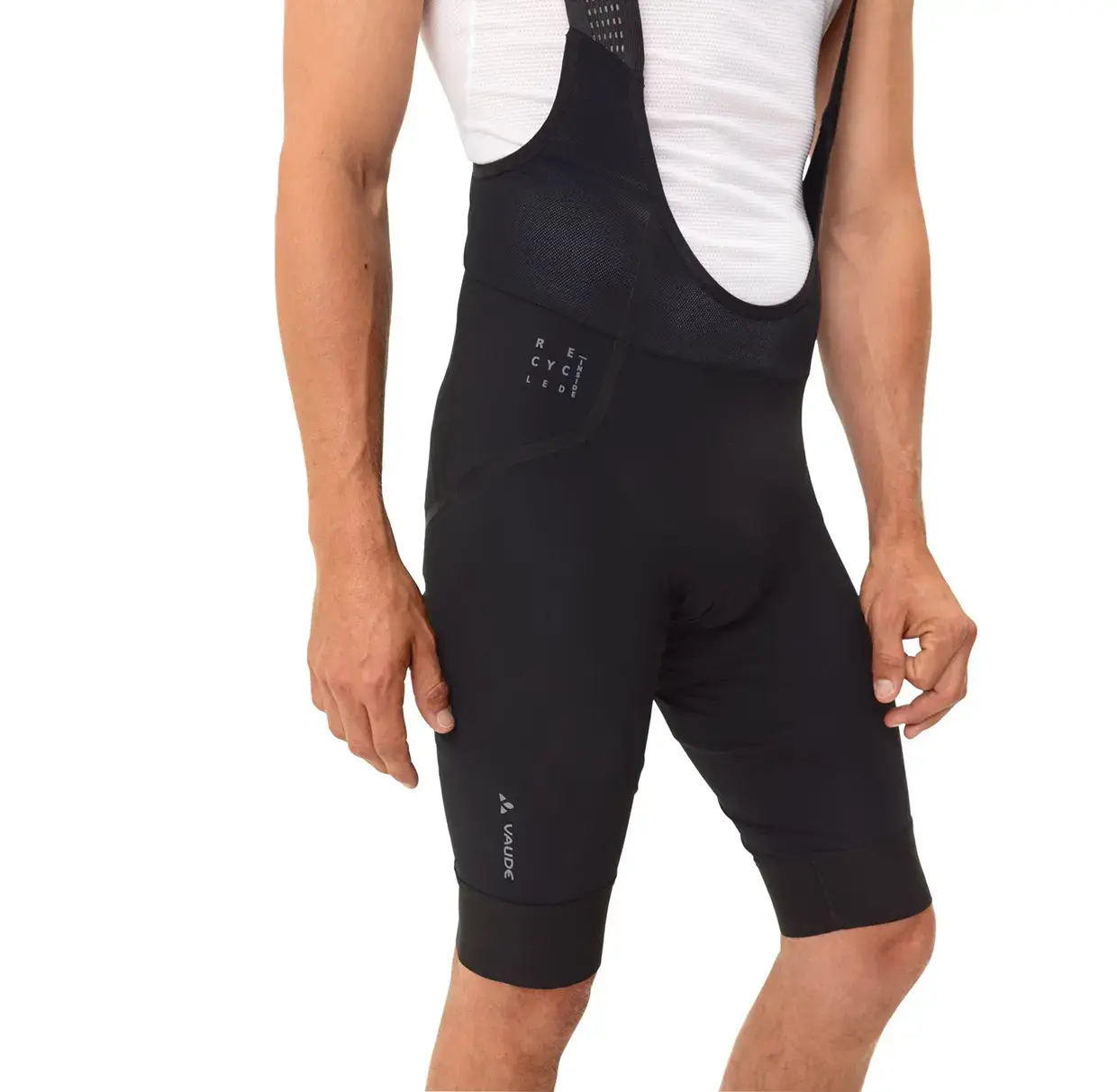 VAUDE Furka Fietsbroek Kort met Bretels Zwart Heren