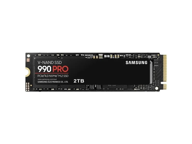 Samsung 990 PRO MZ-V9P2T0BW - SSD - krypteret - 2 TB - intern - M.2 2280 - PCIe 4.0 x4 (NVMe) - 256-bit AES - TCG Opal Encryption 2.0
