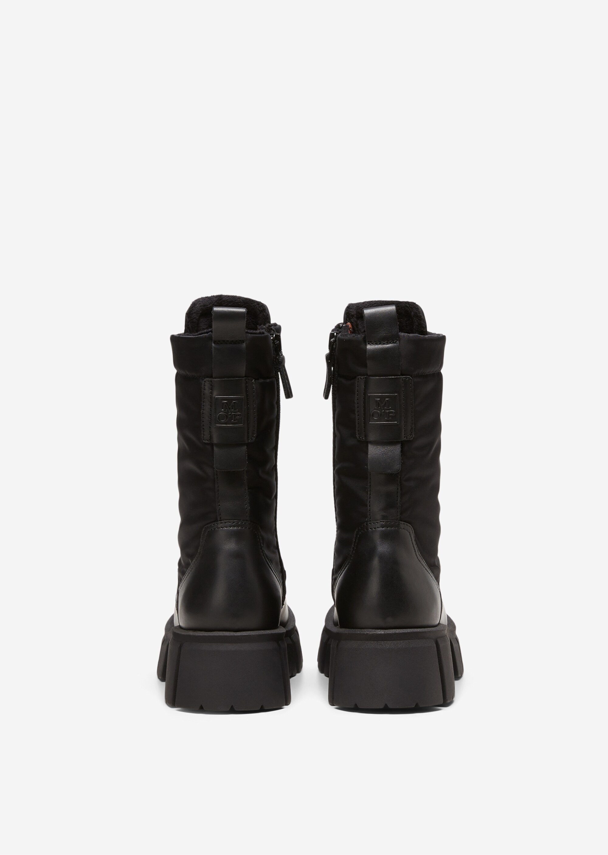 Schnürstiefel mit Innenzipper