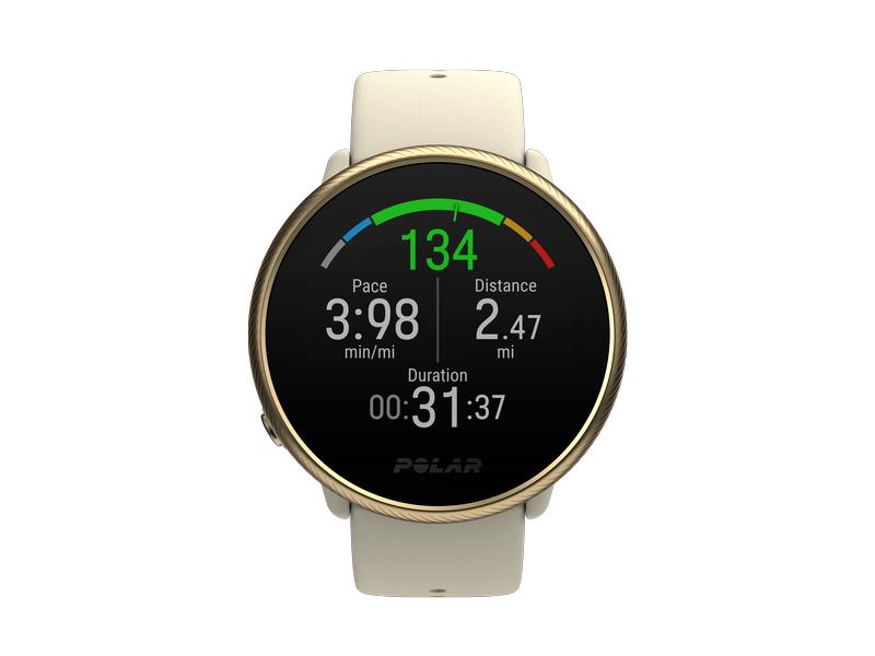 POLAR GPS-Sportuhr Ignite 2 S-L Beige/Gold GPS-Fitnessuhr