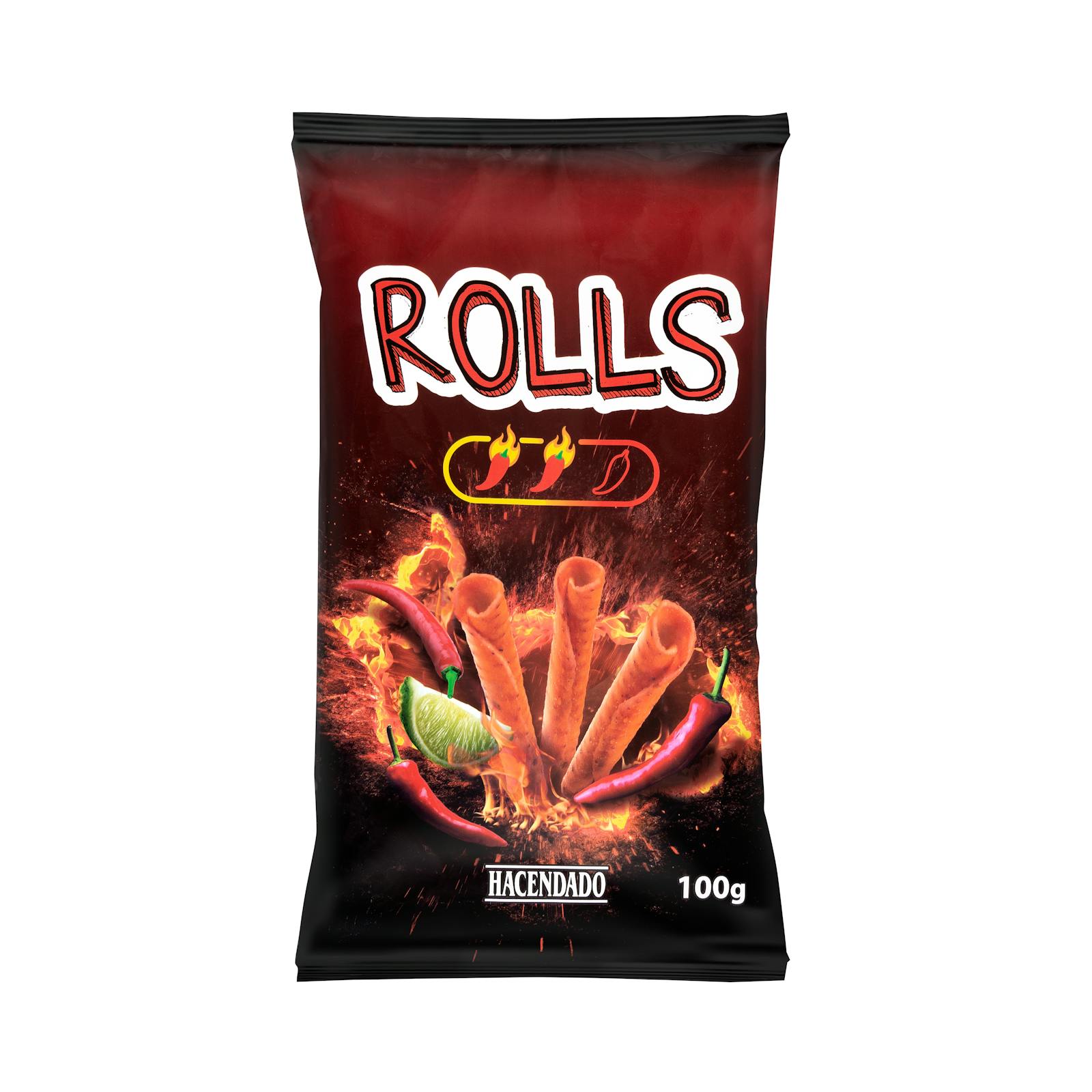 Rouleaux frits épicés au piment et au citron vert Hacendado