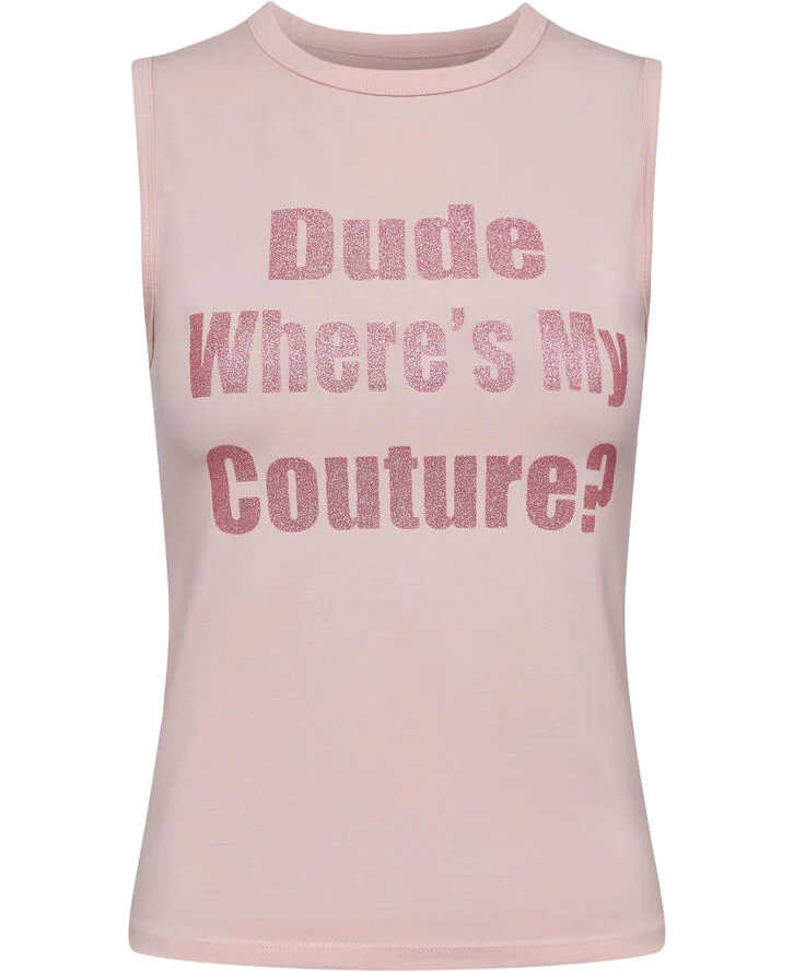 Juicy Couture DUDE WHERES TANK Almond blossom