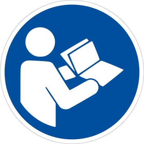 Pictogramme ISO 7010 M002 Lire la notice obligatoire