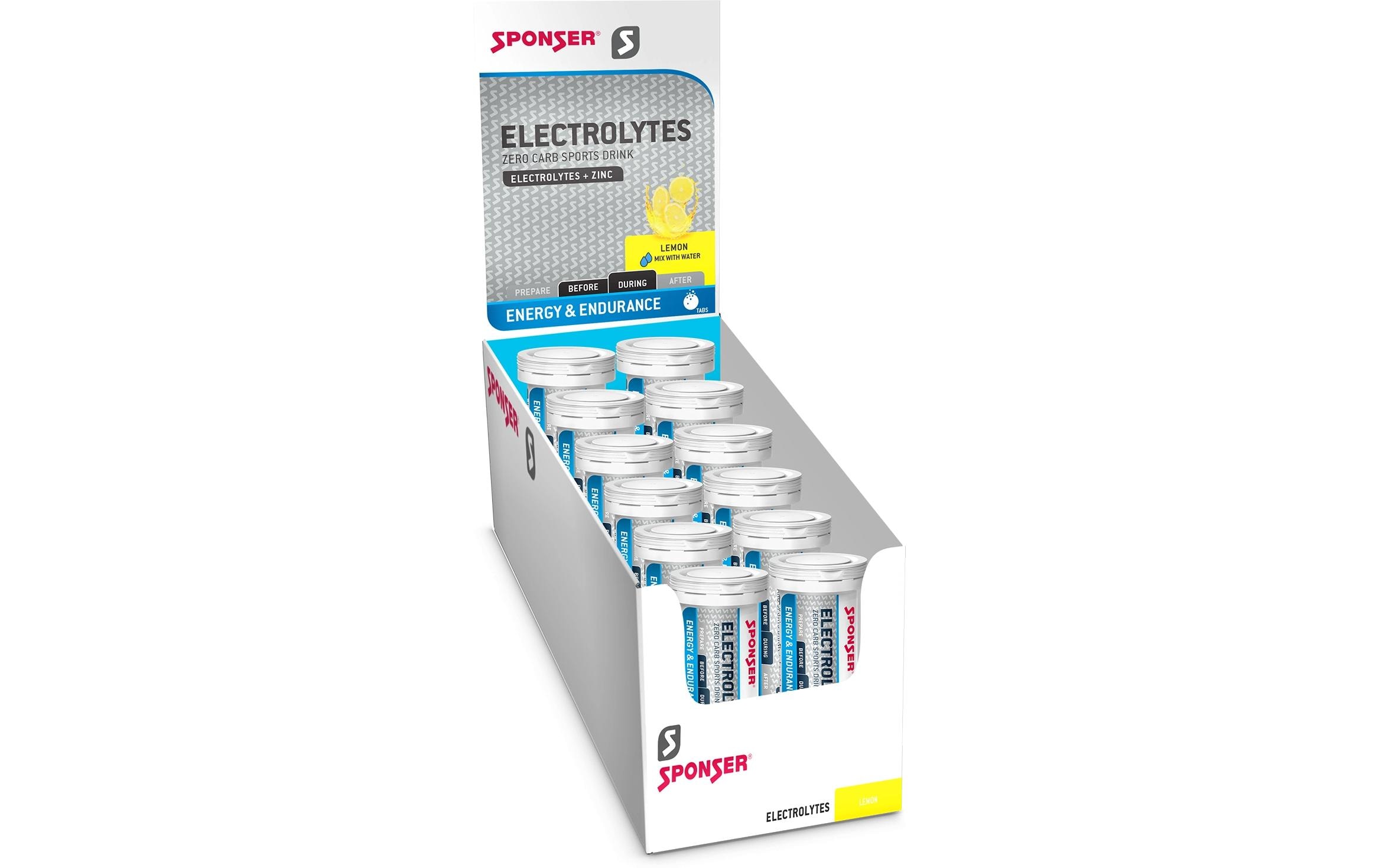 Electrolytes Tabs Lemon, 12 RöhrchenElektrolyt-Brausetabletten