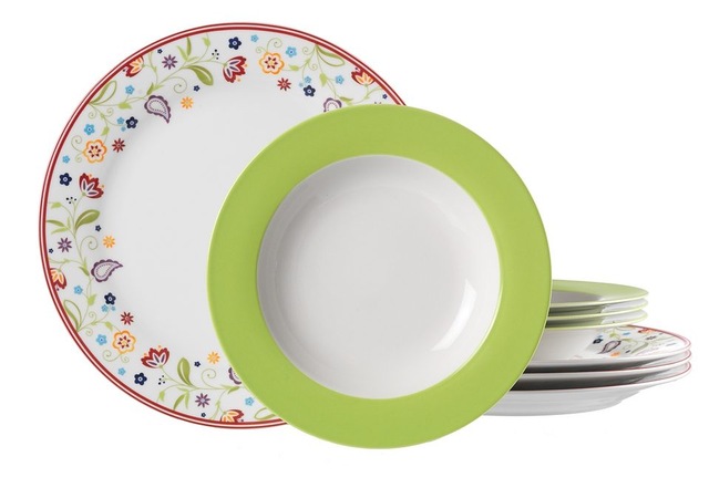 Ritzenhoff & Breker Tafelservice »Teller Set, Geschirr-Set SHANTI DOPPIO« 8 Teile, für 4 Personen