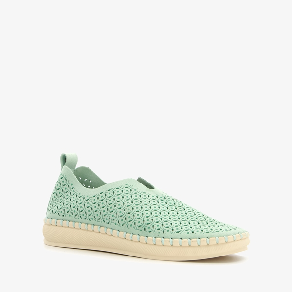 Hush Puppies Daisy dames instappers mintgroen