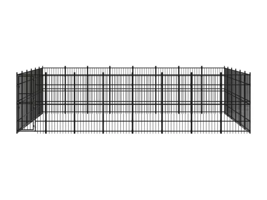 Chenil cage enclos pac noire 768 x 576 x 200 cm 02_0041849