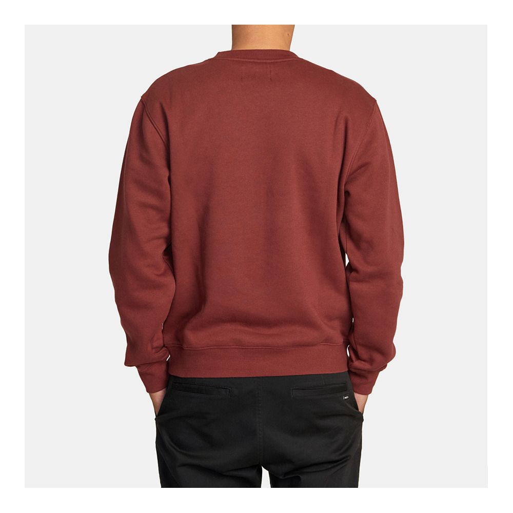 Rvca DAYSHIFT - Sweat Homme red earth
