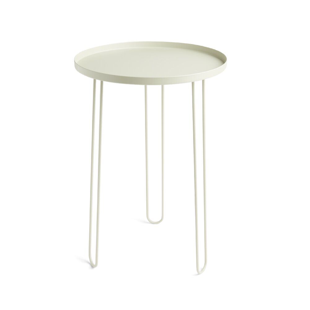 Sellette Liam Ø25x37,5cm acier blanc