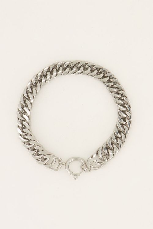 Iconic schakelarmband met rond slot