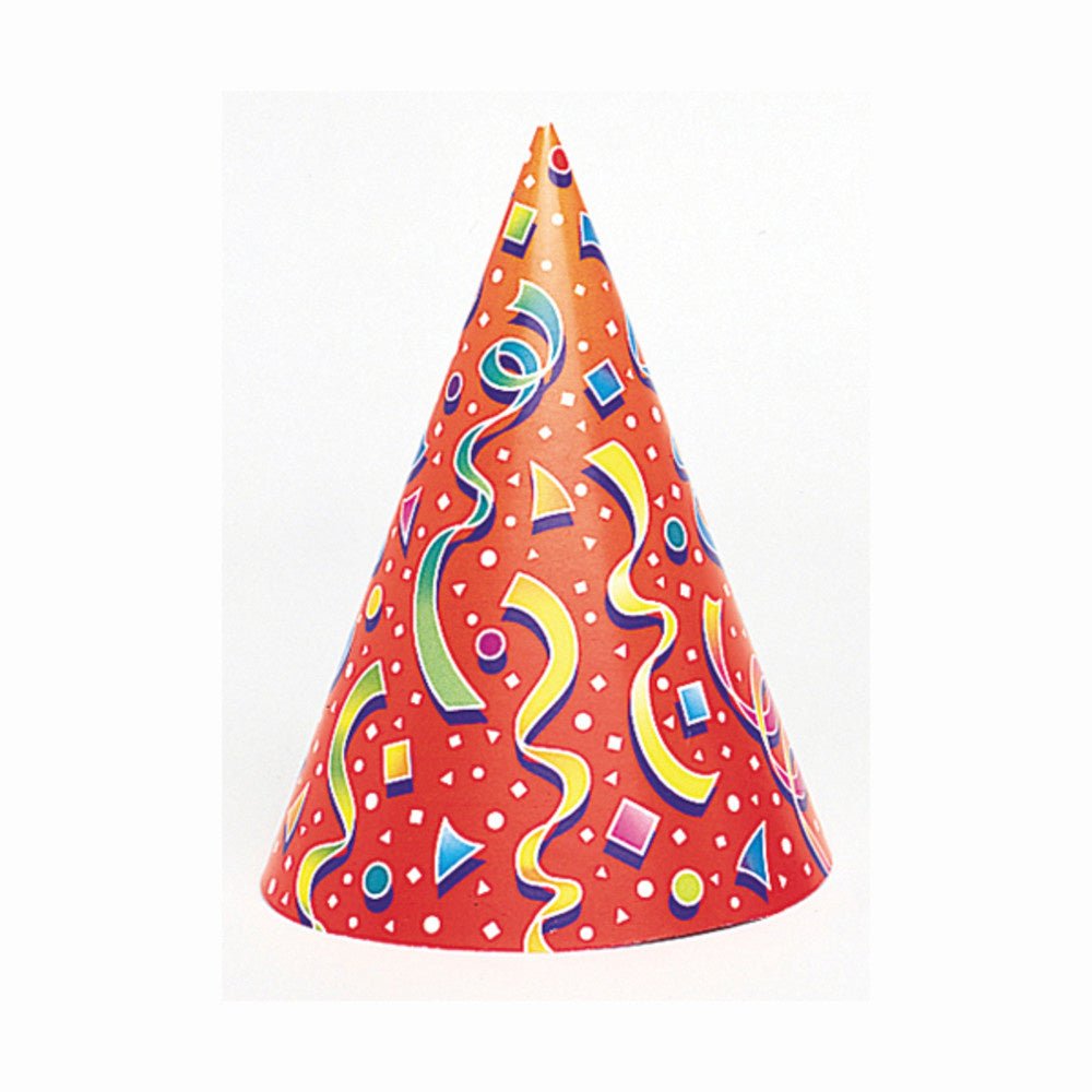 Feesthoedjes Assorti 17,8cm 6st