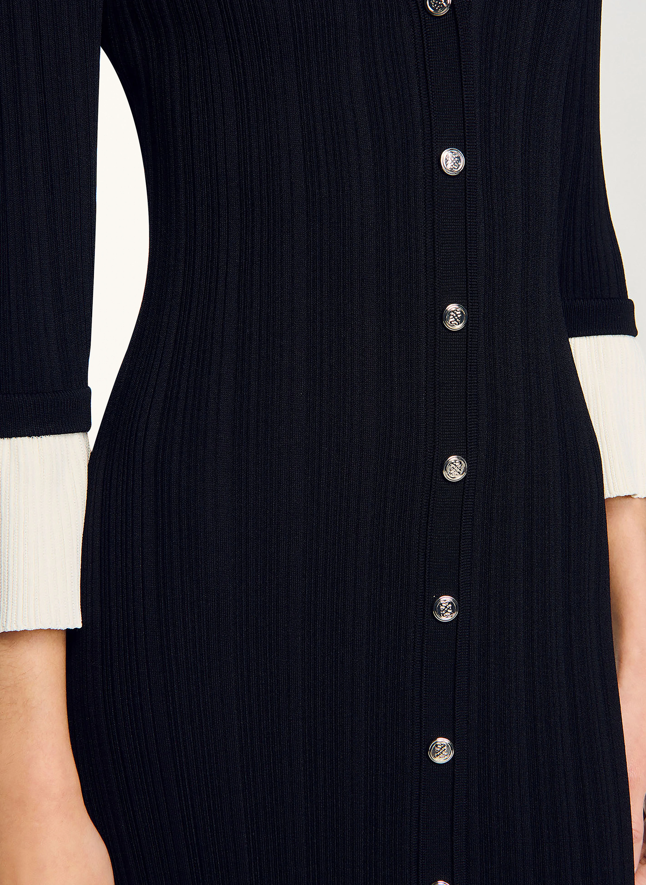 SANDRO Strickkleid